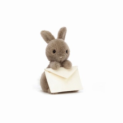 Jellycat Messenger Bunnies USA | 68914JVFU